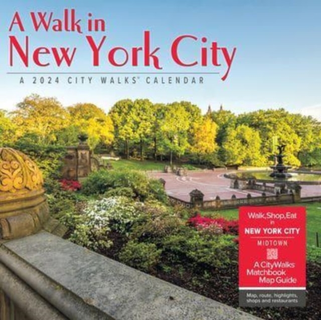 Walk in New York City 2024 12 X 12 Wall Calendar