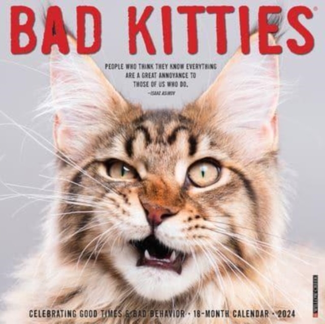 Bad Kitties 2024 12 X 12 Wall Calendar