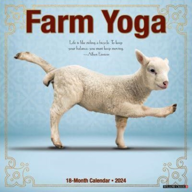 Farm Yoga 2024 12 X 12 Wall Calendar