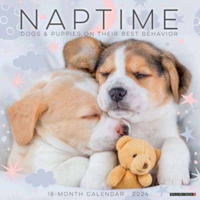 Naptime (Dogs & Puppies) 2024 12 X 12 Wall Calendar