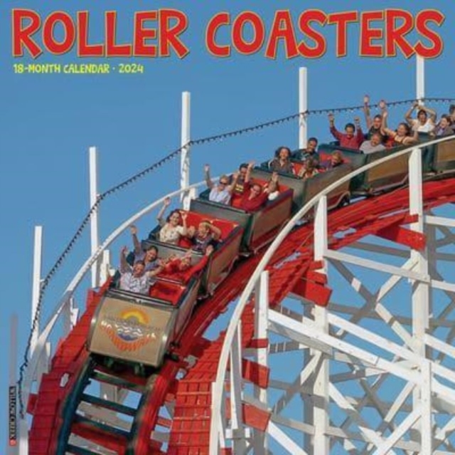 Roller Coasters 2024 12 X 12 Wall Calendar