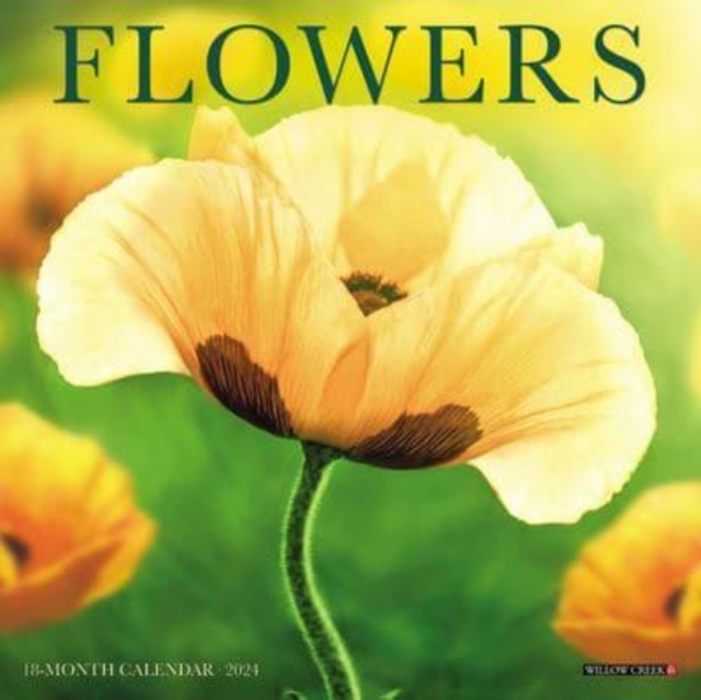 Flowers 2024 7 X 7 Mini Wall Calendar