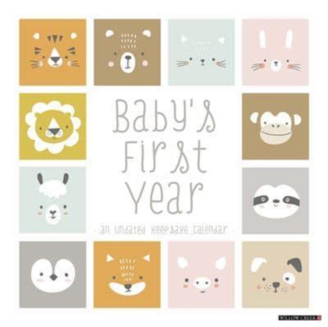 Baby's First Year Undated 12 X 12 Wall Calendar