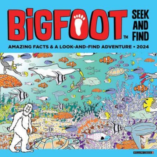 Bigfoot Seek & Find 2024 12 X 12 Wall Calendar