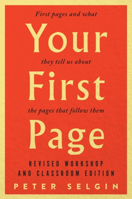 Your First Page: First Pages and What They Tell Us about the Pages that Follow Them