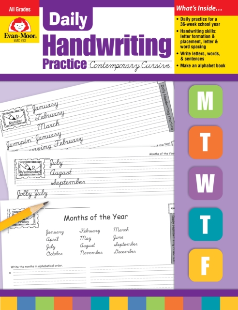 Daily Handwriting Contemporary Cursive Te