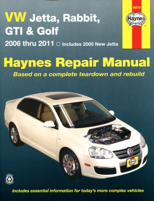 Volkswagen VW Jetta, Rabbit, GTI & Golf covering New Jetta (05), Jetta (06-11), GLI (06-09), Rabbit (06-09), GTI 2.0L (06), GTI (07-11) & Golf (10-11) Haynes Repair Manual (USA)