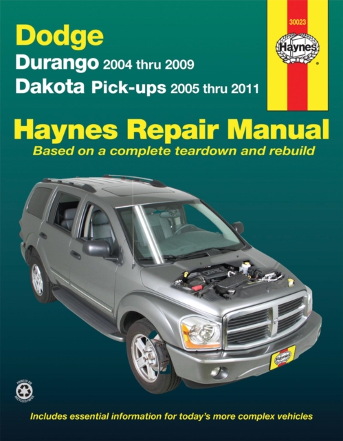 Dodge Durango (2004-2009) & Dakota (2005-2011) pick-ups Haynes Repair Manual (USA)