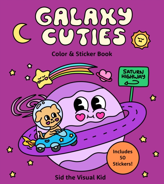 Galaxy Cuties Color & Sticker Book