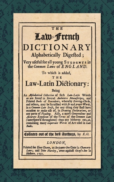 Law-French Dictionary