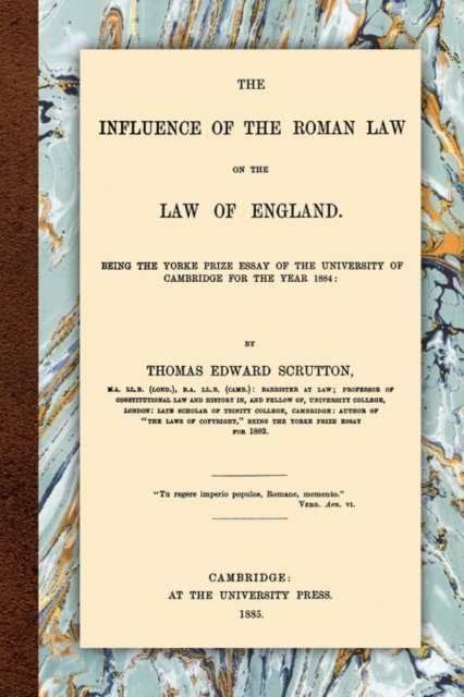 Influence of the Roman Law on the Law of England
