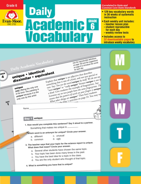 Daily Academic Vocabulary Gr 6+ Te