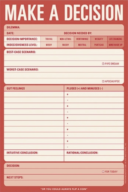 Knock Knock Pads: Make a Decision Pad