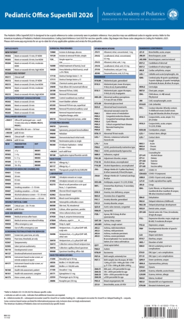 Pediatric Office Superbill 2026