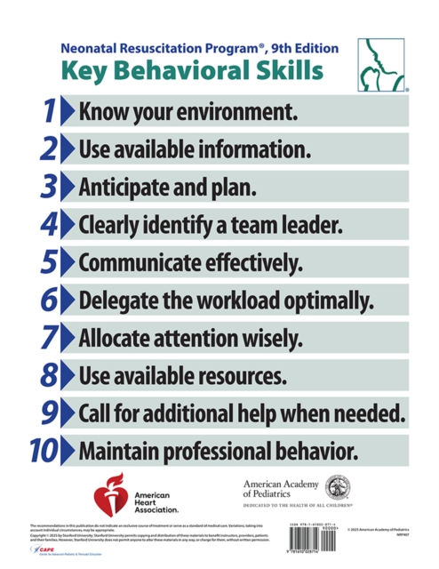 NRP407 NRP Key Behavioral Skills Poster