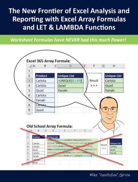 New Frontier of Excel Analysis and Reporting with Excel Array Formulas and LET & LAMBDA Functions