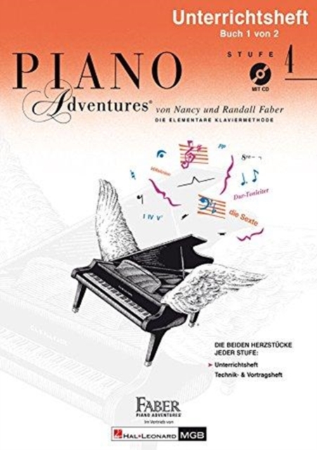PIANO ADVENTURES UNTERRICHTSHEFT 4 MIT C