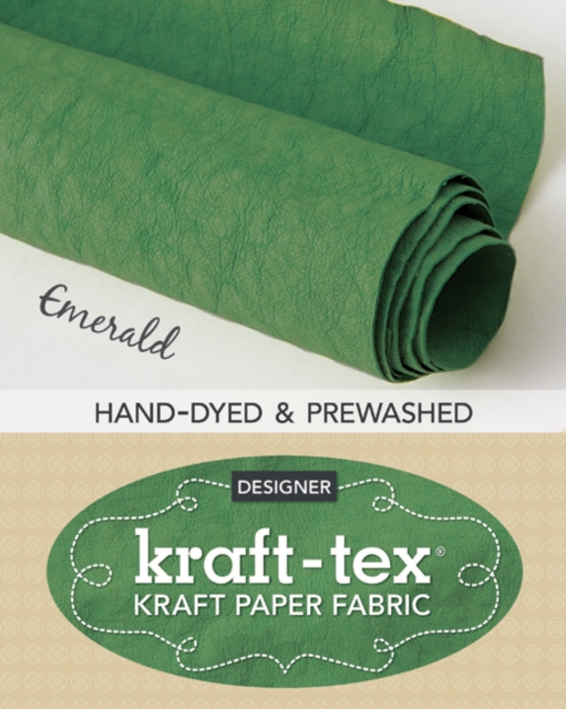 kraft-tex (R) Roll Emerald Hand-Dyed & Prewashed