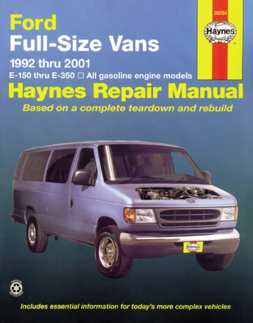 Ford full-size E-150-E-350 petrol vans (1992-2014) Haynes Repair Manual (USA)