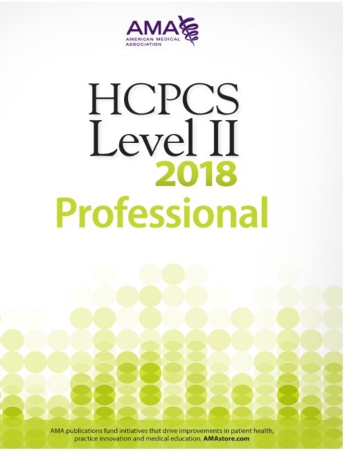 HCPCS Level II 2018 Professional Edition