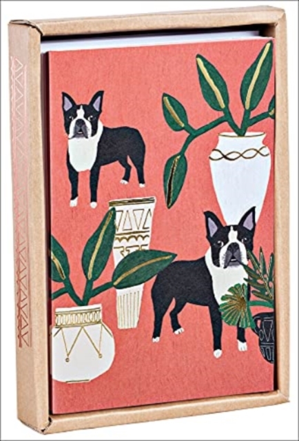 Dogs 'N' Plants Luxe Foil Notecards