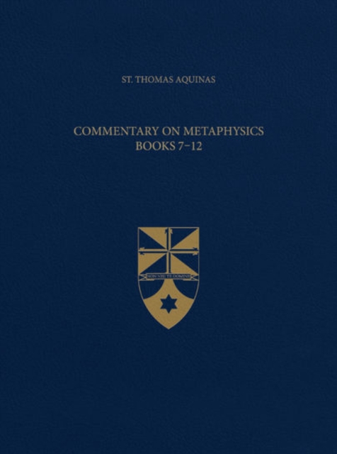 Commentary on Metaphysics, Books 7-12