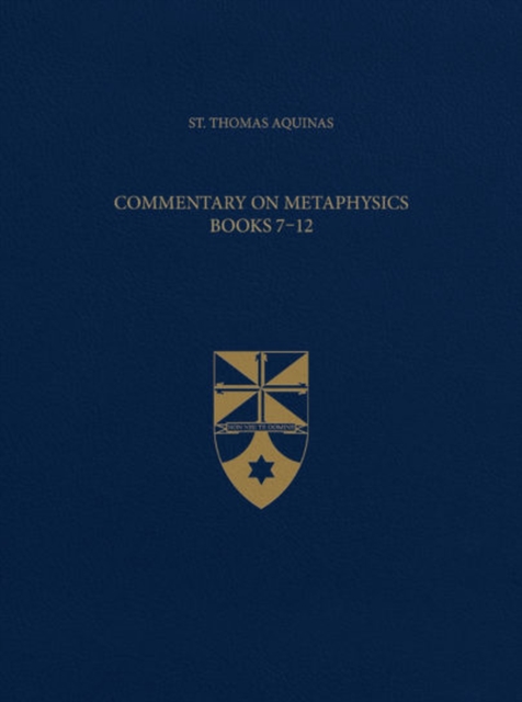 Commentary on Metaphysics, Books 7-12