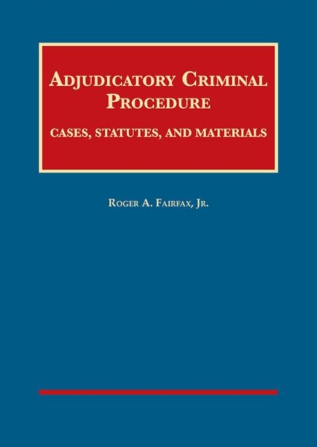 Adjudicatory Criminal Procedure