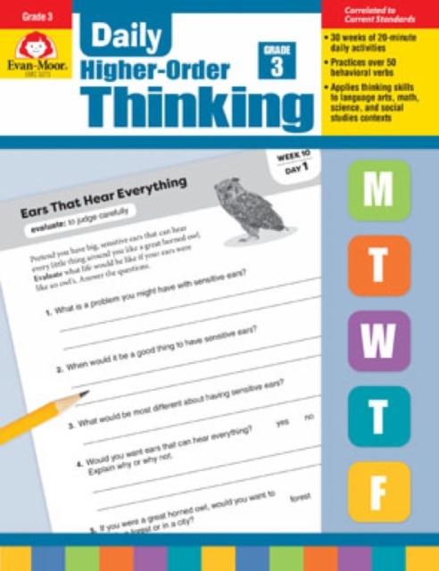 Daily Higher-Order Thinking, Grade 3 Te