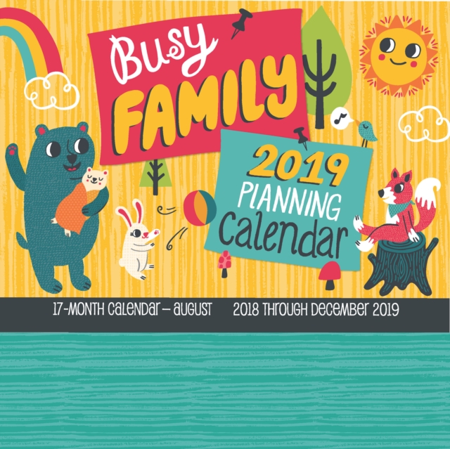 Busy Family Planning Calendar 2019