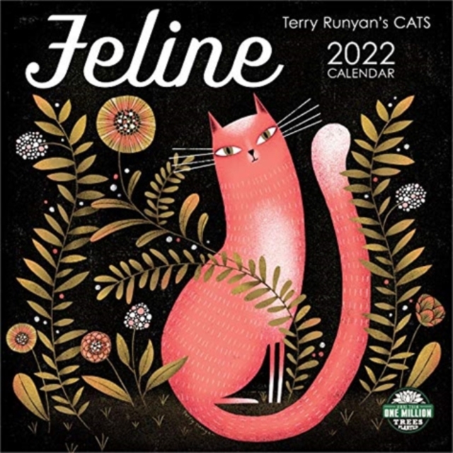 FELINE SQUARE WALL CALENDAR 2022