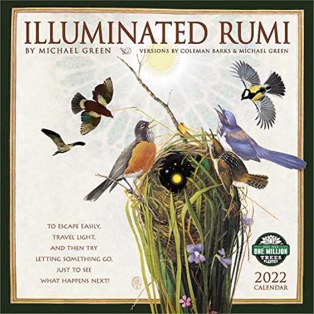 ILLUMINATED RUMI SQUARE WALL CALENDAR 22