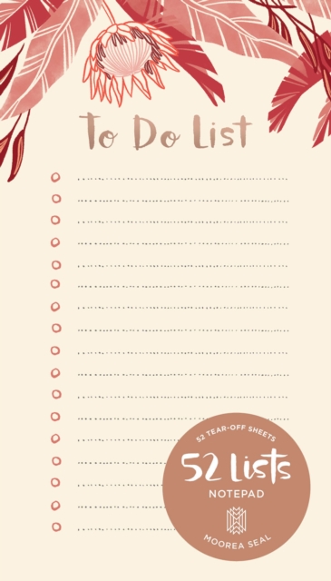 52 Lists To Do List Notepad