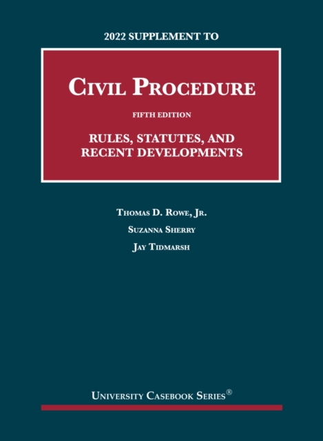 2022 Supplement to Civil Procedure