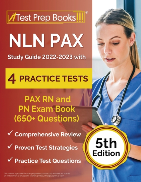 NLN PAX Study Guide 2022-2023 with 4 Practice Tests