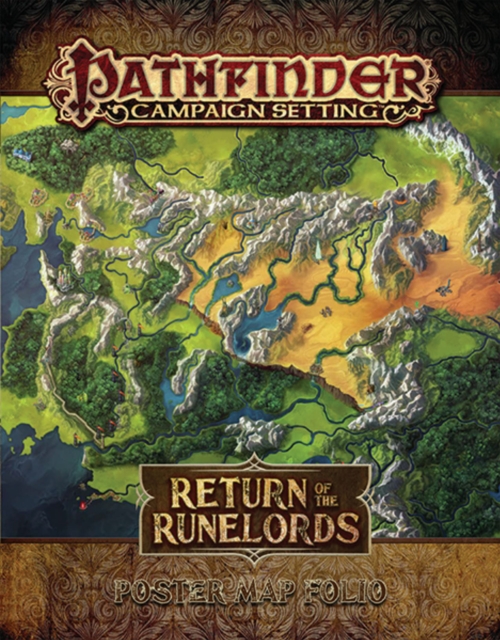 Pathfinder Campaign Setting: Return of the Runelords Poster Map Folio