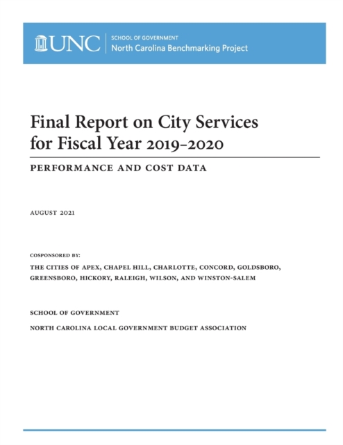 Final Report on City Services for Fiscal Year 2019-2020