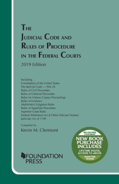Judicial Code and Rules of Procedure in the Federal Courts, 2019