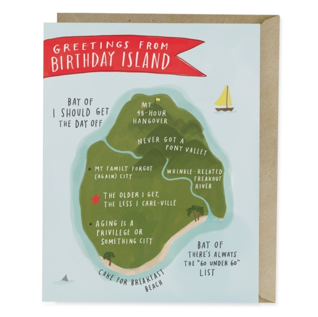 Em & Friends Birthday Island Card