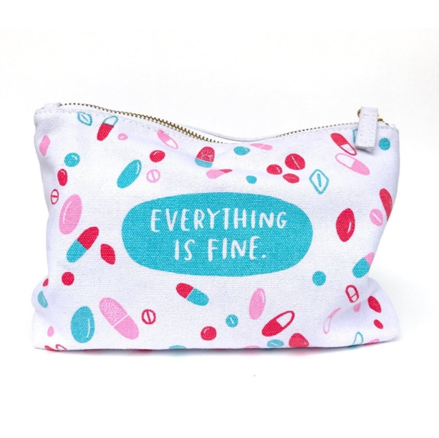 Em & Friends Everything Is Fine Canvas Pouch