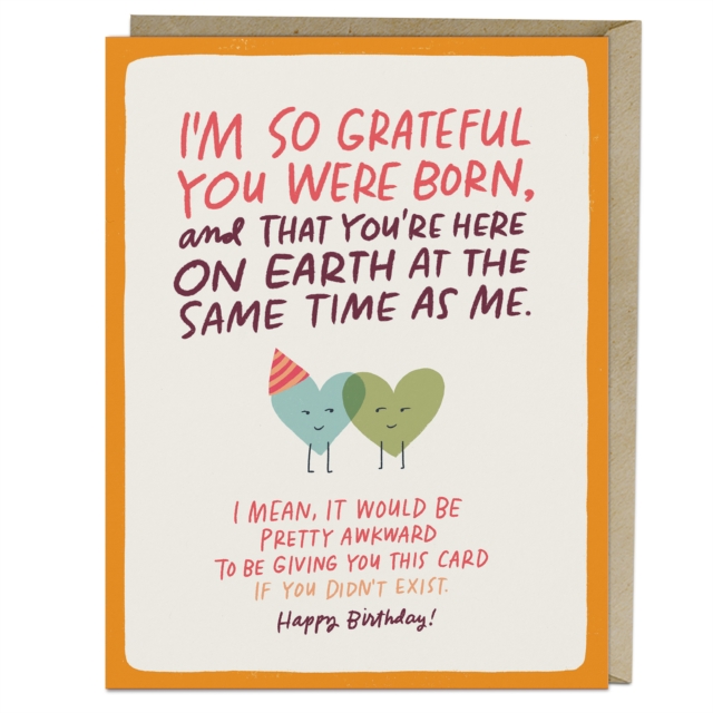 6-Pack Em & Friends Grateful You Were Born Birthday Greeting Cards