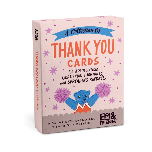 Em & Friends Boxed Thank You Cards, Box of 8 Assorted