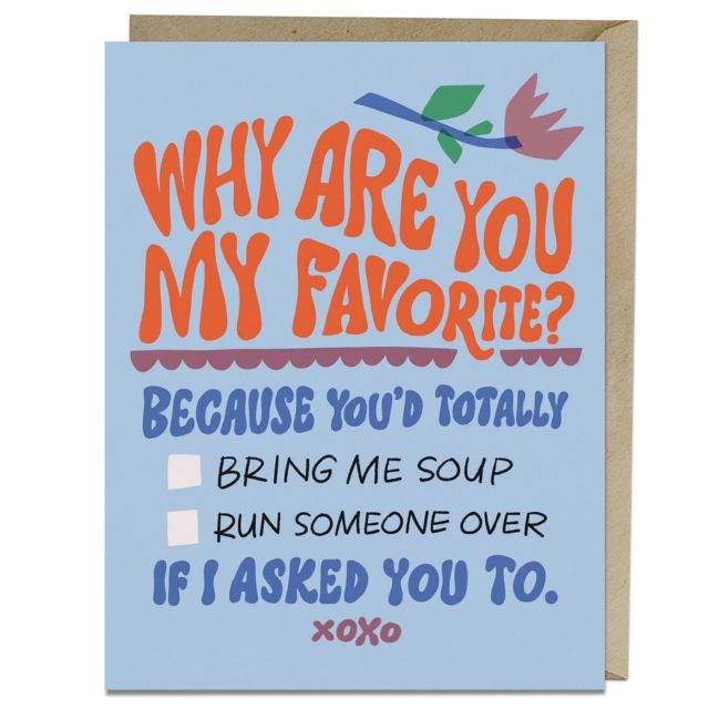 6-Pack Em & Friends Why Are You My Favorite? Greeting Card