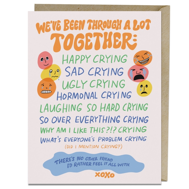 6-Pack Em & Friends Happy Crying Greeting Card