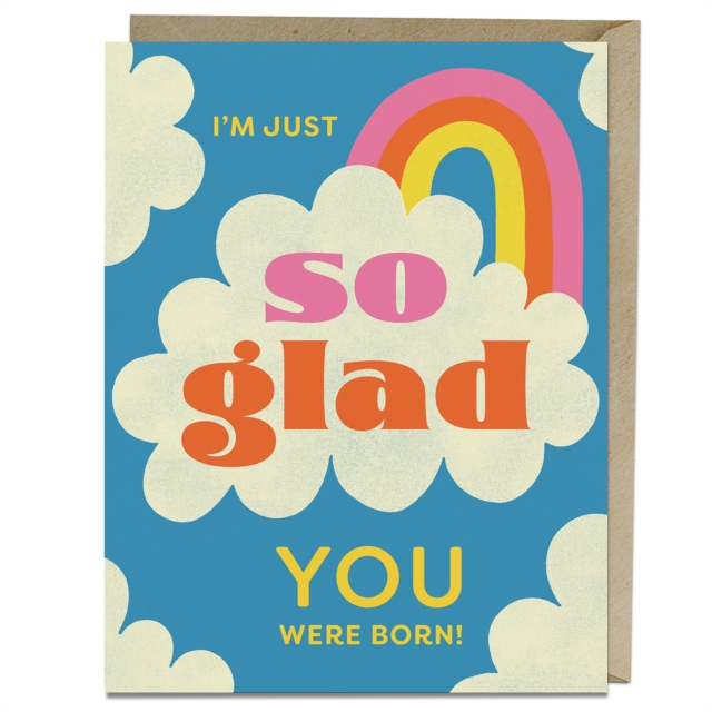 6-Pack Em & Friends So Glad Bday Greeting Cards