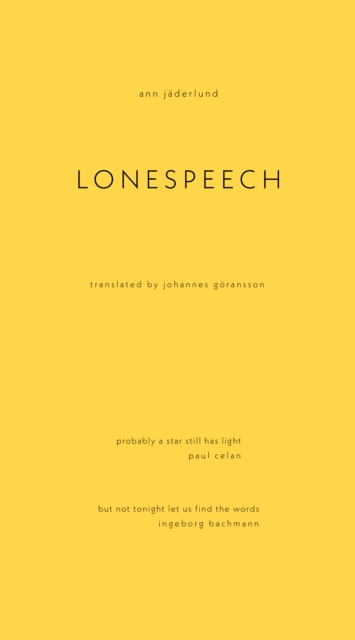 Lonespeech