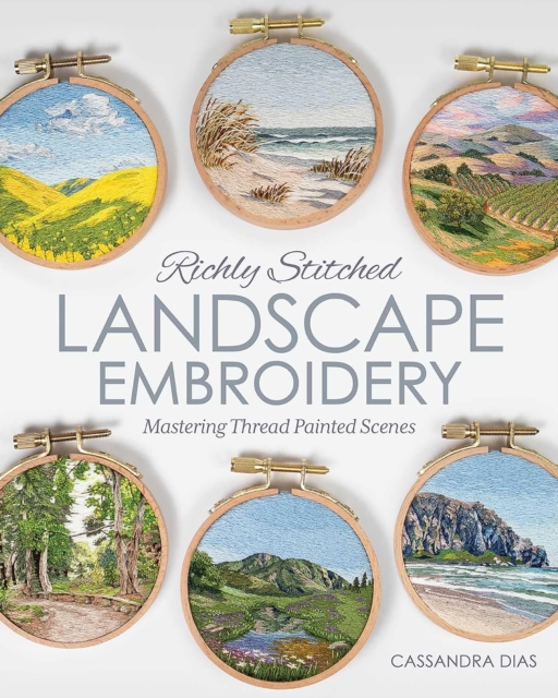 Richly Stitched Landscape Embroidery