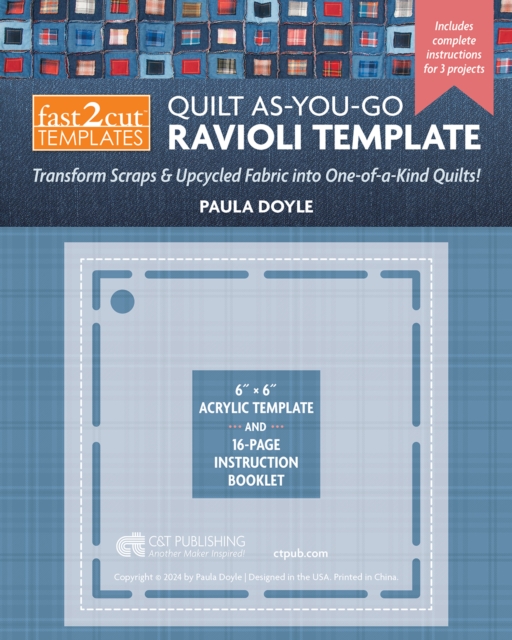 fast2cut Quilt As-You-Go Ravioli Template