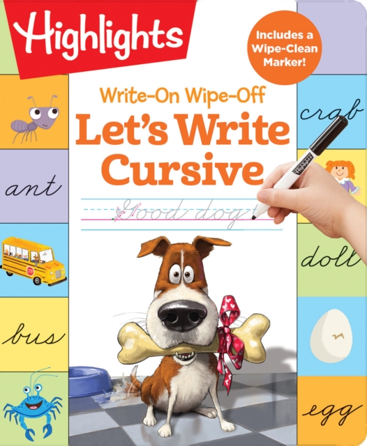 Write-On Wipe-Off: Let's Write Cursive