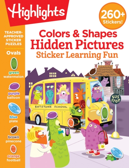 Colors & Shapes: Hidden Pictures - Sticker Learning Fun